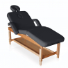Table de massage en bois fixe réglable multiposition 225 cm Massage-pro Choix