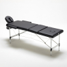 Table de massage portable pliante en aluminium à 3 zones 210 cm Thai 