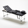 Table de massage portable pliante en aluminium à 3 zones 210 cm Thai 