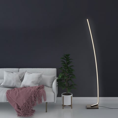 Lampadaire de sol LED Lampe de Salon au Design Moderne et élégant Deneb