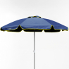 Parasol de plage 220 cm coupe-vent professionnel anti UV Bagnino Fluo Achat