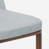 Chaises de cuisine restaurant et bar design tissu métal Davos Réductions