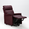 Fauteuil relax électrique avec releveur et roulettes arrière Amalia 