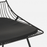 Table + 2 chaises de jardin intérieur et extérieur design moderne Etzy 