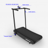 Tapis de course magnétique courbé pliable gain de place maison gym Essential Réductions