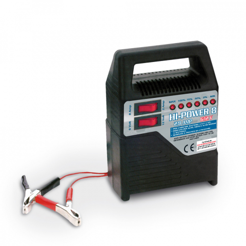 Chargeur batterie voiture moto portable Indicateur LED 6/12 V Hi-Power 8