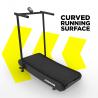 Tapis de course magnétique courbé pliable gain de place maison gym Essential Choix