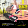 Tapis de course magnétique courbé pliable gain de place maison gym Essential Offre