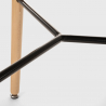 Table haute pour tabourets design scandinave en bois 60x60 rond en bois Shrub Catalogue