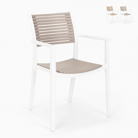 Chaise de cuisine bar restaurant extérieur design en polypropylène Orion Promotion