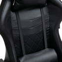 Chaise gaming ergonomique avec coussin lombaire et appui-tête RGB LED The Horde 