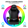 Chaise gaming ergonomique avec coussin lombaire et appui-tête RGB LED The Horde Achat
