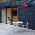 Radiateur chauffant design infrarouge intérieur extérieur bar et restaurant Karst Remises