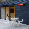 Radiateur chauffant design infrarouge intérieur extérieur bar et restaurant Karst Remises