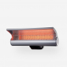Radiateur mural infrarouge avec lampe chauffante intérieur extérieur Lys Vente