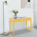 Table console élégante et fonctionnelle en bois shabby chic Toscano 