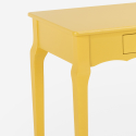 Table console élégante et fonctionnelle en bois shabby chic Toscano 