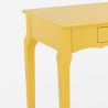 Table console élégante et fonctionnelle en bois shabby chic Toscano 