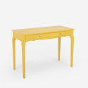 Table console élégante et fonctionnelle en bois shabby chic Toscano 