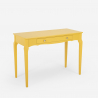 Table console élégante et fonctionnelle en bois shabby chic Toscano 
