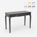 Table console élégante et fonctionnelle en bois shabby chic Toscano