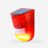 Alarme anti-effraction avec sirène et lumière clignotante LED énergie solaire Detector Vente