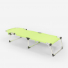 4 bains de soleil de plage et jardin pliants en aluminium Seychelles 
