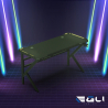 Bureau de jeu ergonomique à LED en carbone avec porte-gobelet 120x60 Sportbot LED 120 Remises