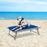 Lit pour chien transat de plage et mer pour animaux en aluminium Doggy Réductions
