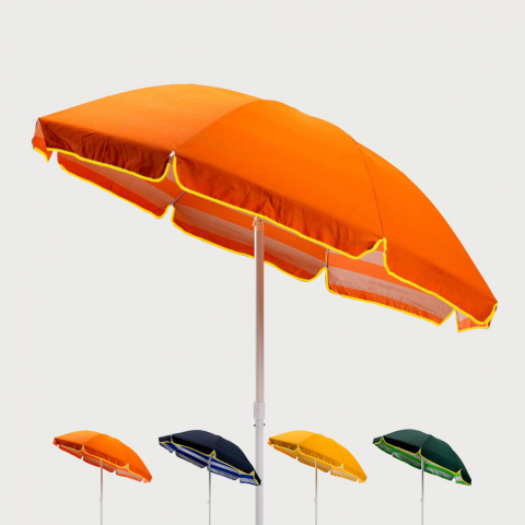 Parasol de plage 200 cm coton Tropicana