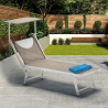 20 transats de plage bains de soleil en aluminium Santorini Limited Edition Réductions