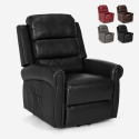 Fauteuil relax électrique chauffant massant releveur et roues Isabel Promotion