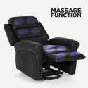 Fauteuil relax électrique chauffant massant releveur et roues Isabel Remises
