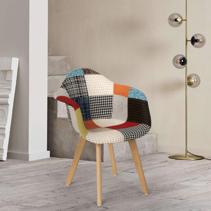 Fauteuil Patchwork De Cuisine Et Salon Au Design Nordique Herion