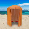 Parasol de plage léger visser tente protection uv GiraFacile 200 cm Zeus Remises