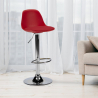 Tabouret de bar cuisine réglable en hauteur similicuir Design New Orleans Vente