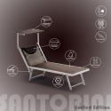 Transat de plage bain de soleil en aluminium Santorini Limited Edition Offre