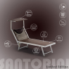 20 transats de plage bains de soleil en aluminium Santorini Limited Edition Remises