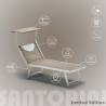 20 transats de plage bains de soleil en aluminium Santorini Limited Edition Catalogue