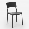 Chaise de cuisine bar restaurant et jardin au design moderne Liner 