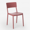 Chaise de cuisine bar restaurant et jardin au design moderne Liner 