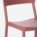 Chaise de cuisine bar restaurant et jardin au design moderne Liner 