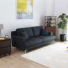 Canapé design 3 places au style scandinave en tissu pour le salon Yana Vente
