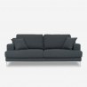 Canapé design 3 places au style scandinave en tissu pour le salon Yana Offre