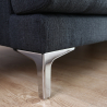 Canapé design 3 places au style scandinave en tissu pour le salon Yana Dimensions