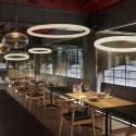 Plafonnier Circulaire lampe à Suspension au Design Moderne Slide Slide Giotto Dimensions