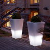 Vase lumineux design Slide Y-Pot LED interne externe Offre