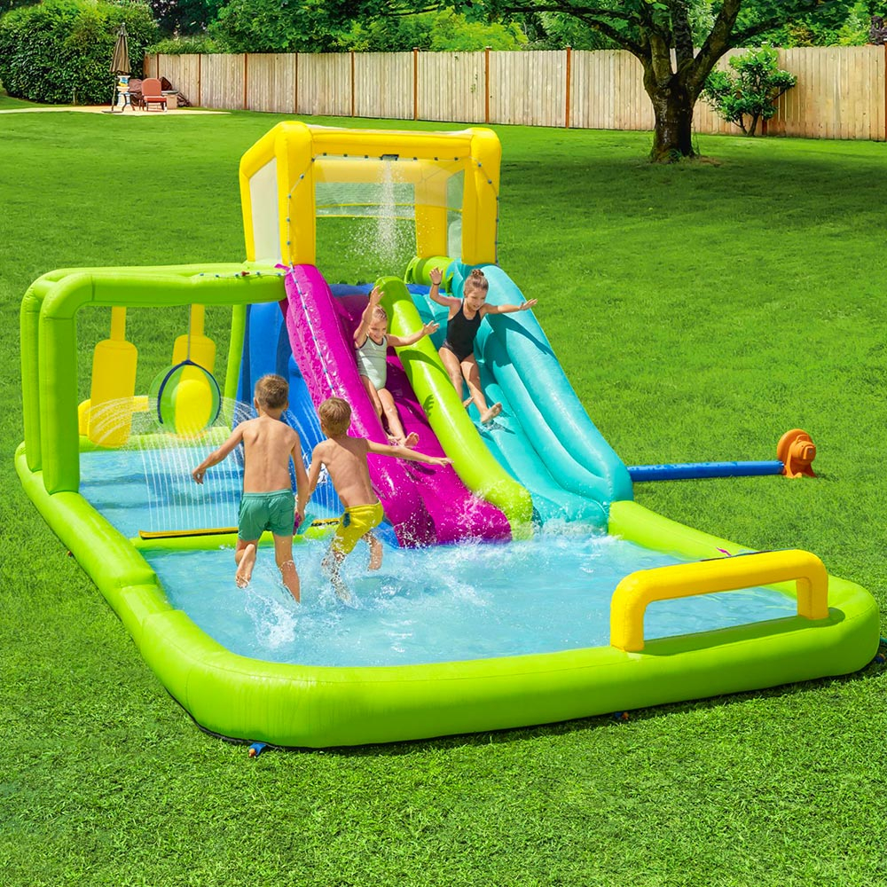 Aire de jeux aquatique gonflable pour enfants Splash Course Bestway 53387