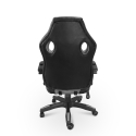 Chaise de bureau sport ergonomique à hauteur réglable en simili cuir Le Mans Moon Réductions