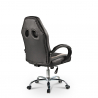 Chaise de jeu de bureau au design sportif ergonomique en éco-cuir réglable en hauteur Qatar Réductions